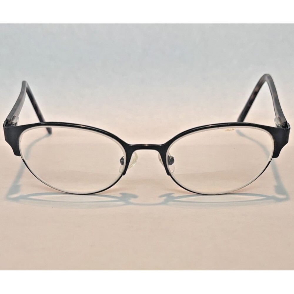Juicy Couture JU135 Womens Optical Eyeglass Frames Blk Tortoise Designer Eyewear